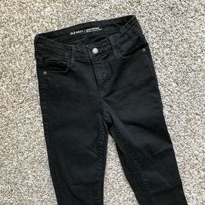 OLD NAVY Rockstar Mid-Rise Black Jeans